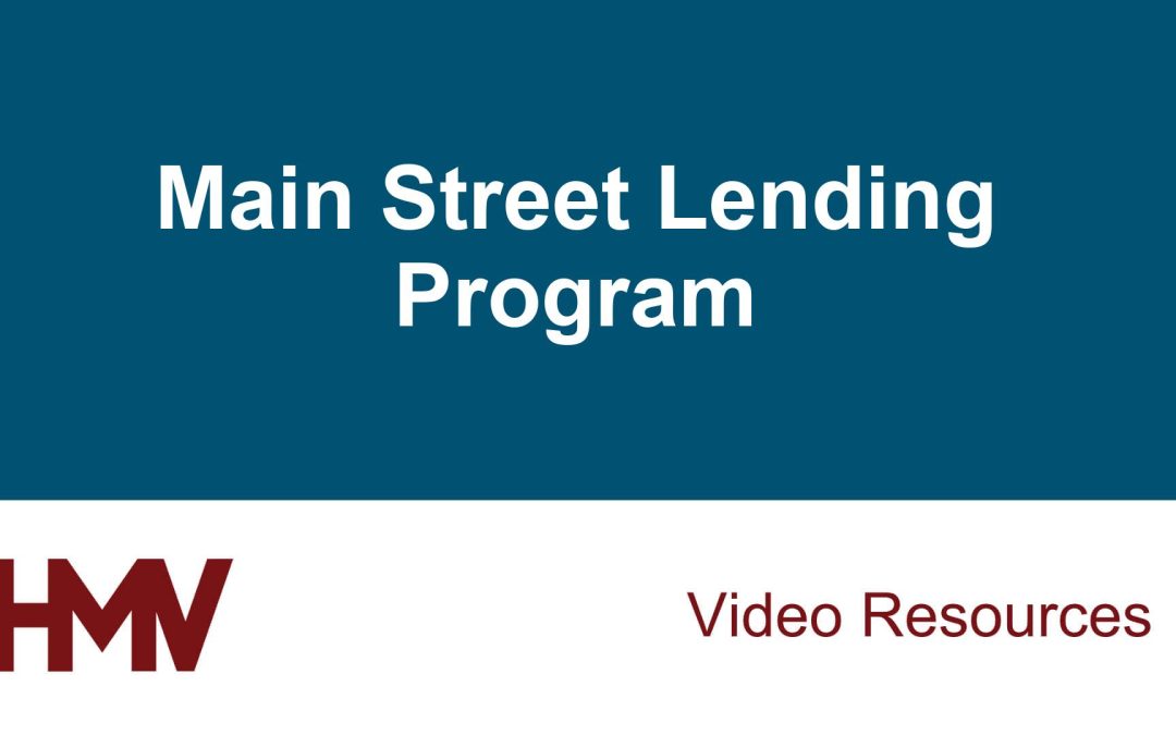 Main Street Lending Program V2