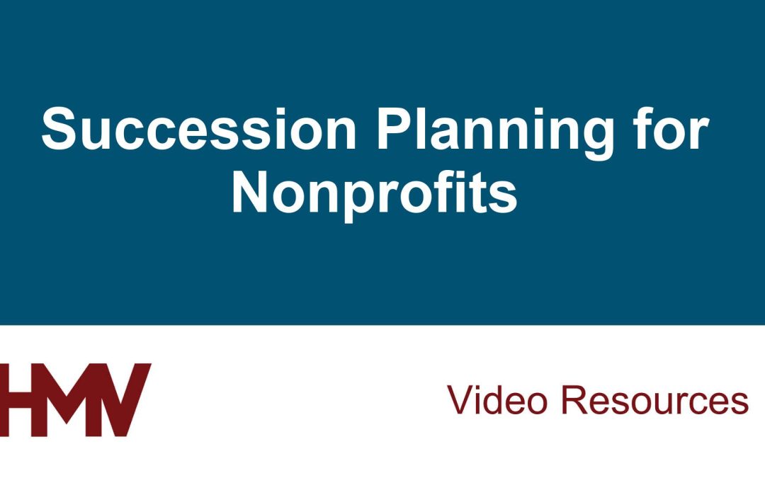 Succession Planning for Nonprofits